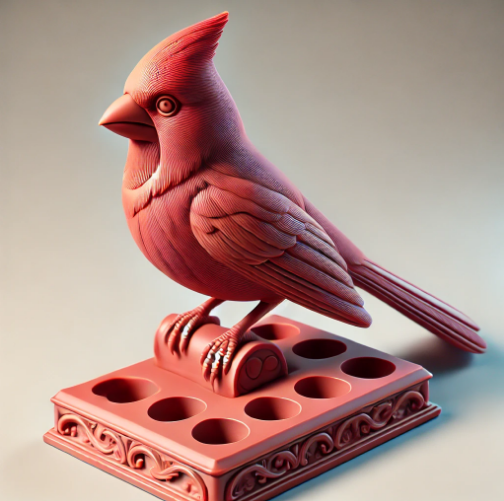 cardinal pen holder 3d print