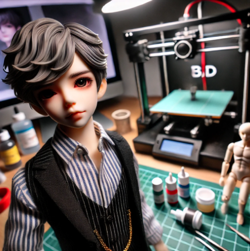 bjd 3d print files male cute