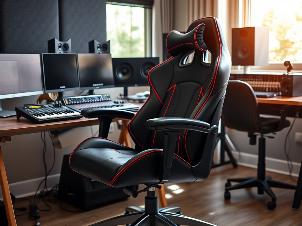 gaming chair with speakers