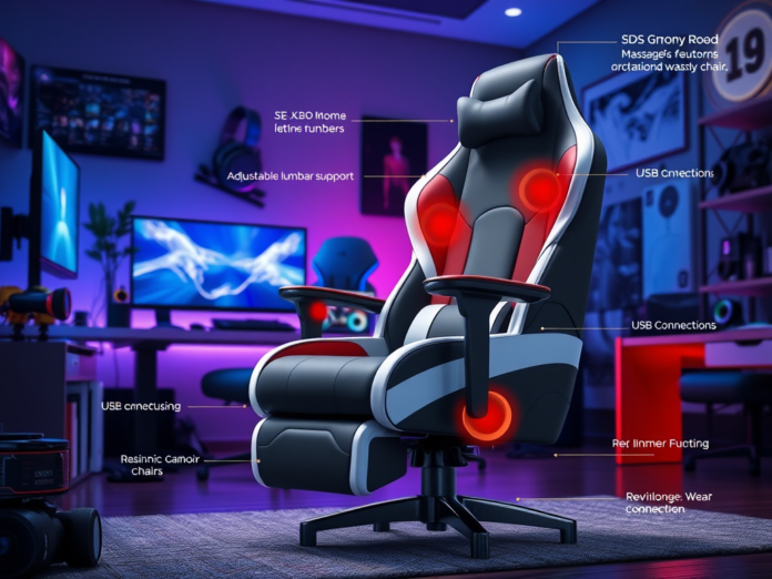 gaming chair with massage